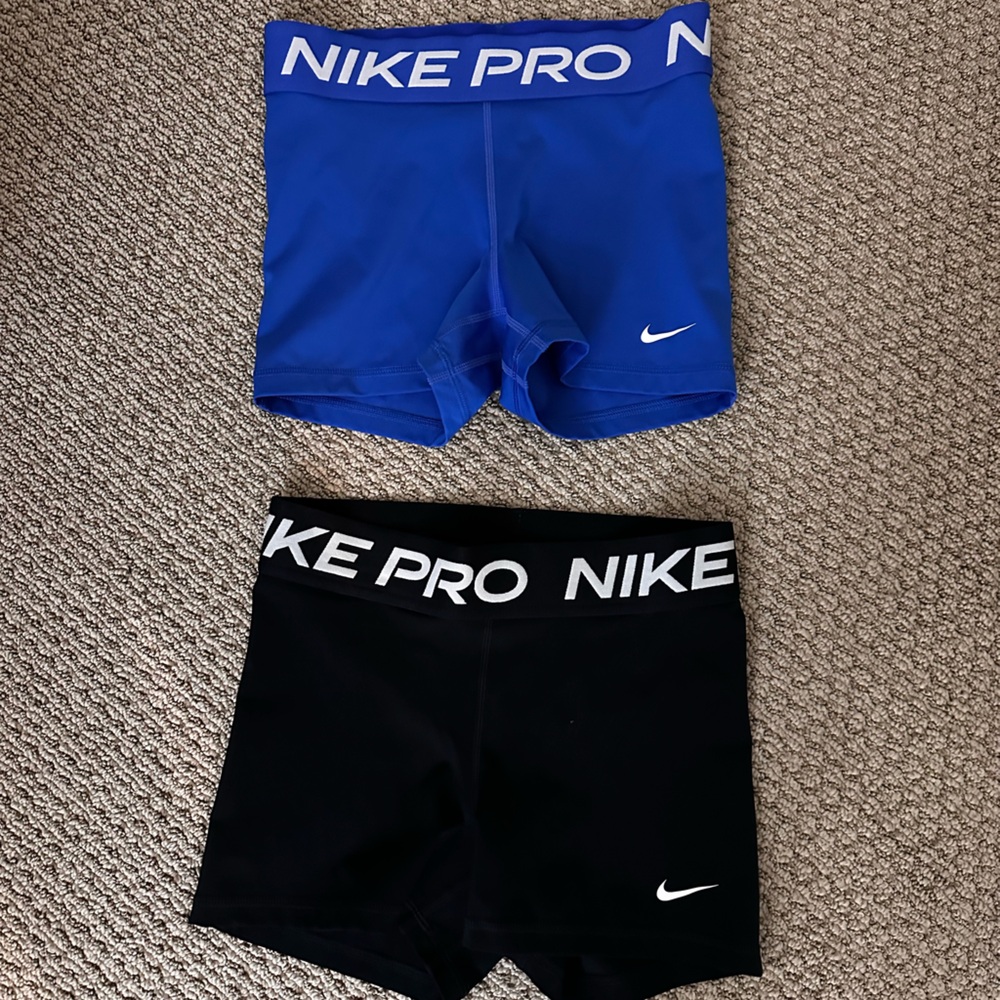 Nike Pro Blue and Black Shorts Set 2 for 1 price